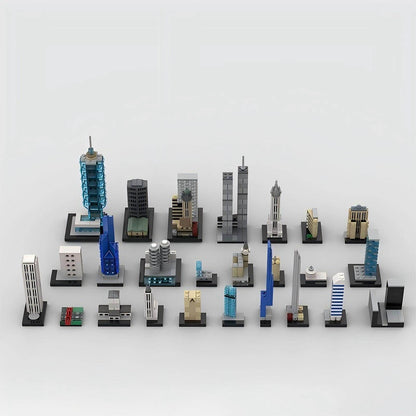 Mini World Landmark Skyline Building Kit | LEGO-Compatible MOC - 3