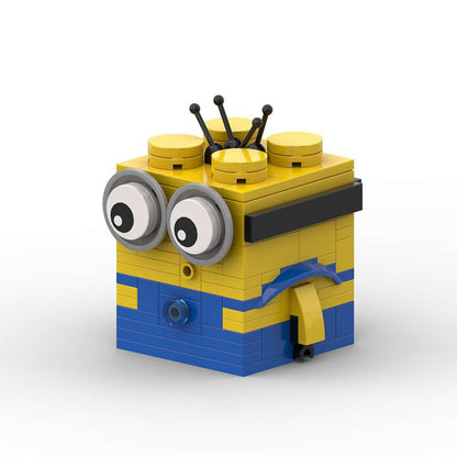 minion moc building toy set | despicable me | lego-compatible brick figure - 2