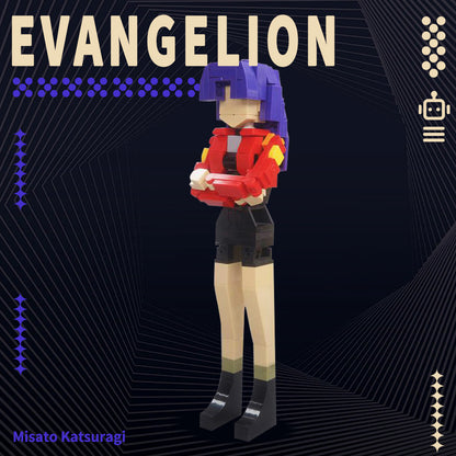 misato katsuragi building set from anime neon genesis evangelion - 3