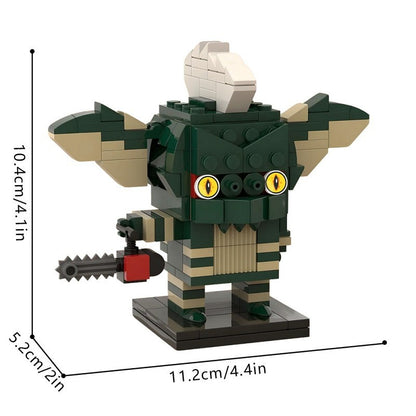 Mischievous Green Creature Monster Figure Building Kit | LEGO-Compatible MOC - 3