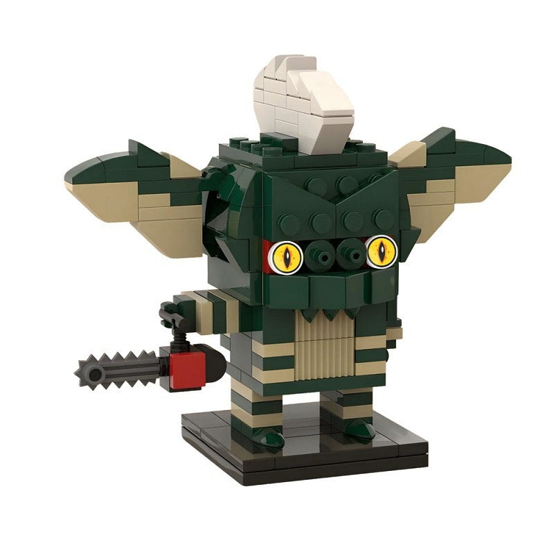 Mischievous Green Creature Monster Figure Building Kit | LEGO-Compatible MOC - 4
