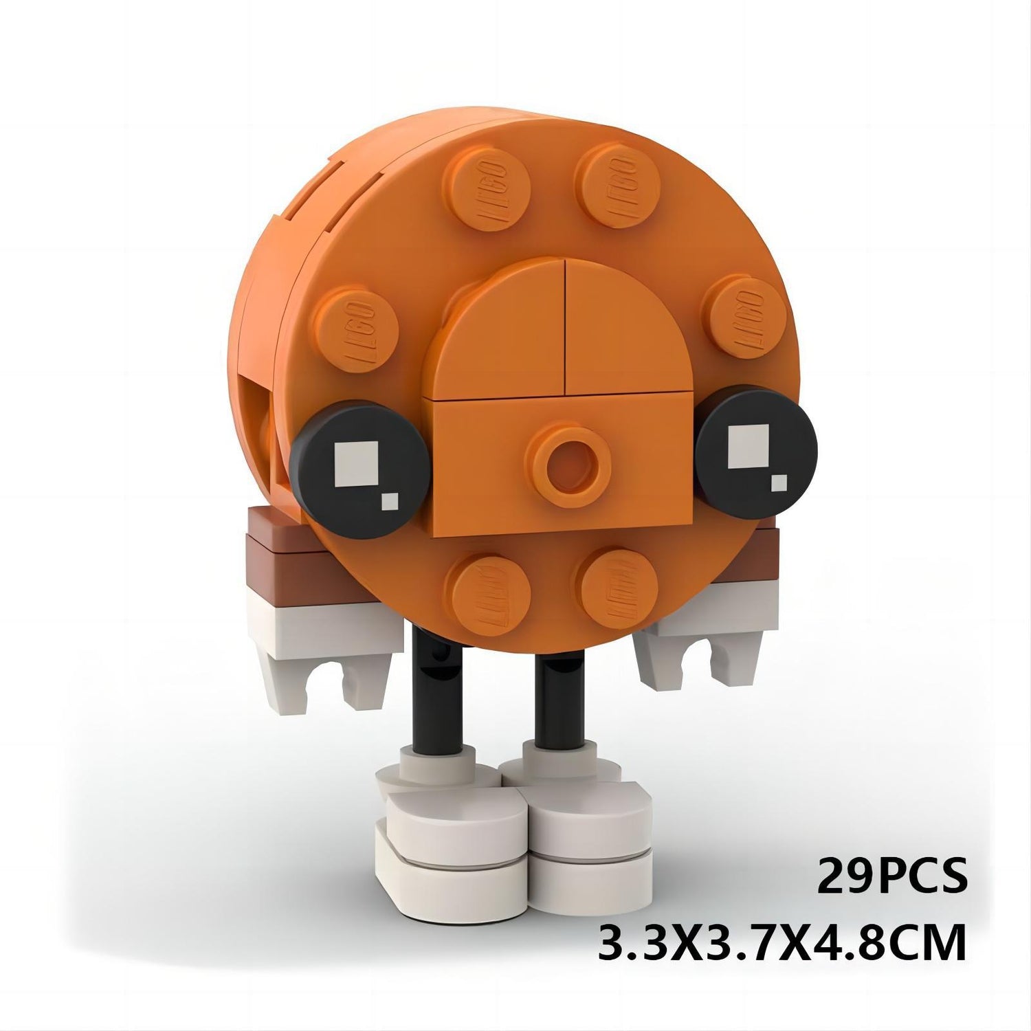miss minutes moc brickheadz mini block set | compatible with lego bricks - 1