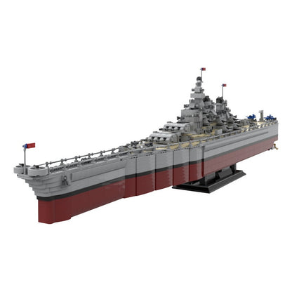 Missouri BB-63 MOC Building Kit | Historical Battleship Model - 1
