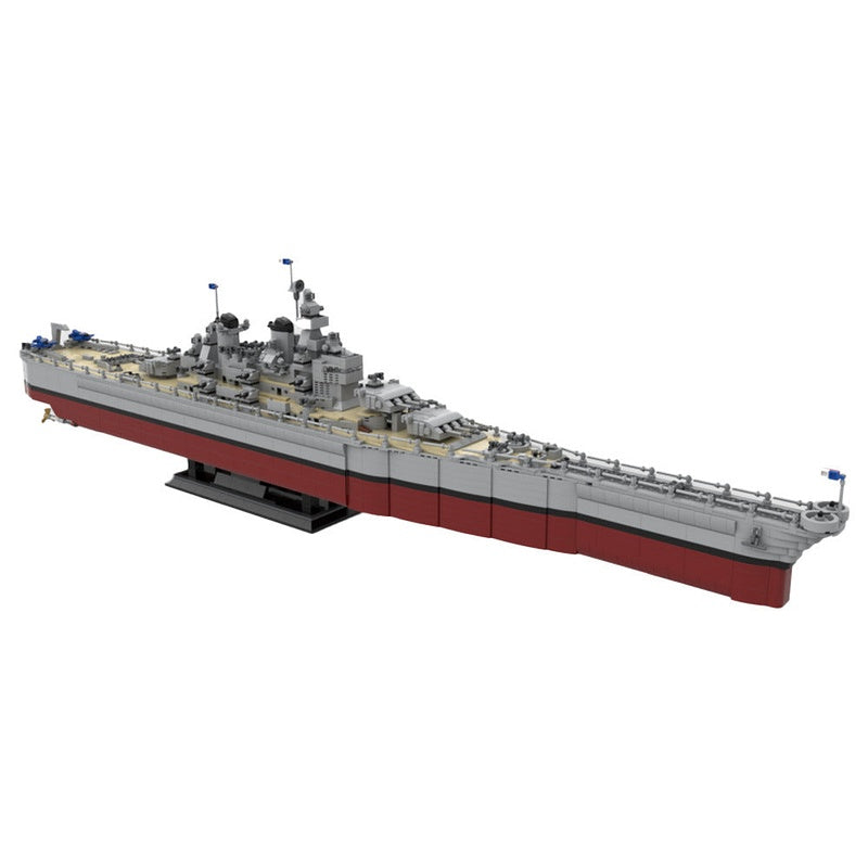 Missouri BB-63 MOC Building Kit | Historical Battleship Model - 2