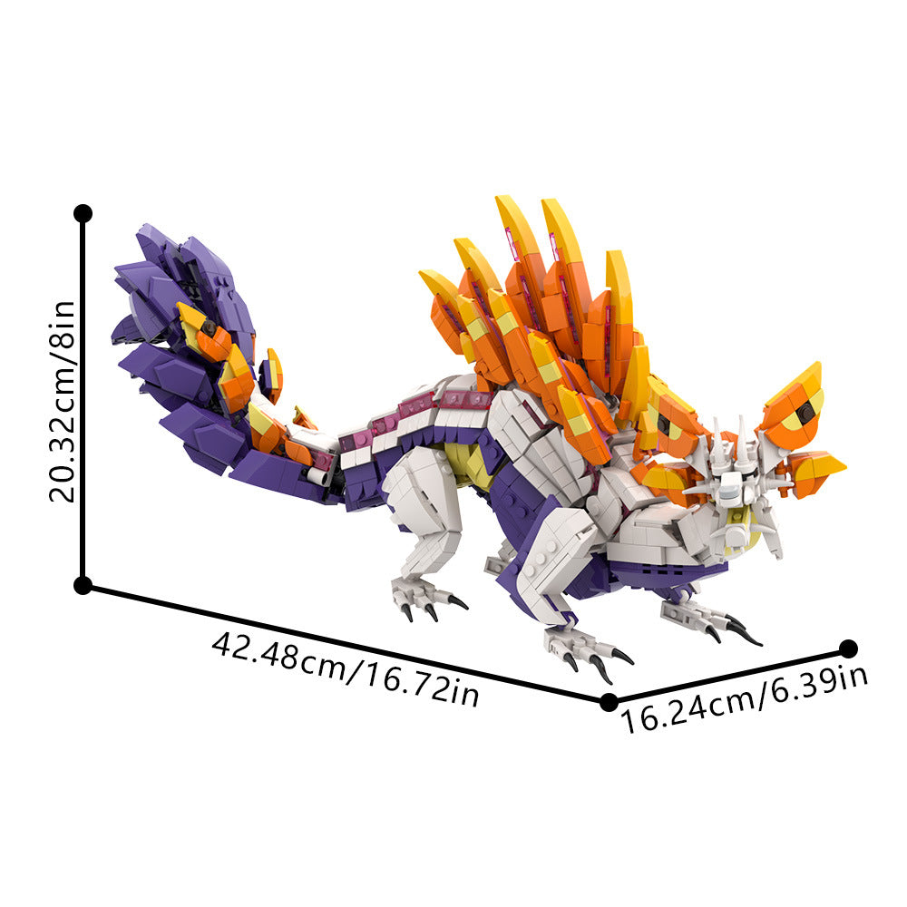 mizutsune building set | monster hunter | moc-153116 - 4