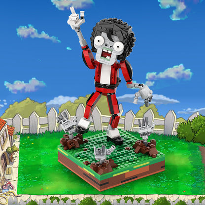 mj dancer zombie building blocks - plants vs. zombies - 1