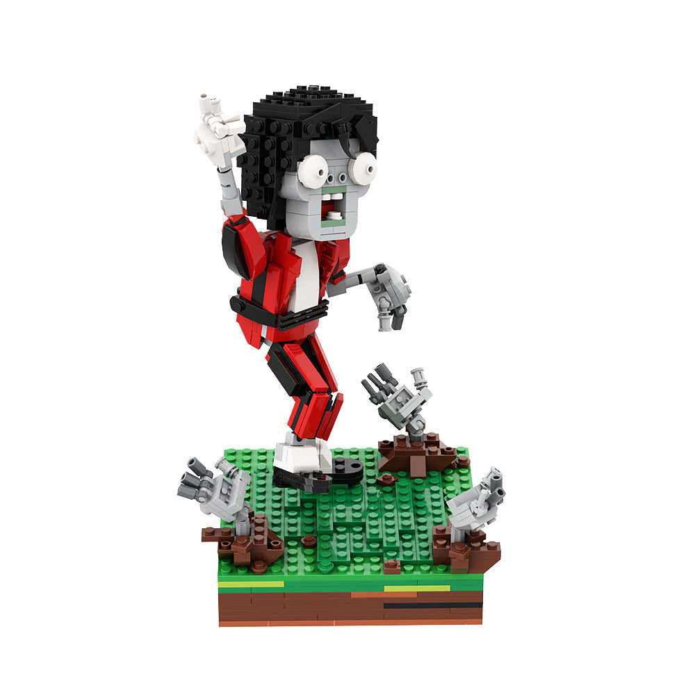 mj dancer zombie building blocks - plants vs. zombies - 3