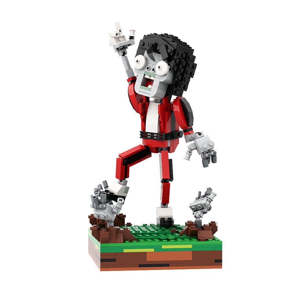 mj dancer zombie building blocks - plants vs. zombies - 5