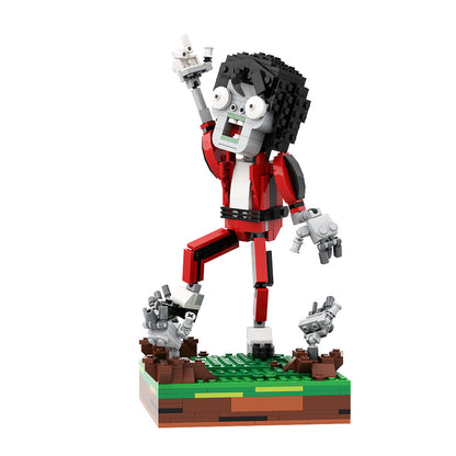 mj dancer zombie building blocks - plants vs. zombies - 5