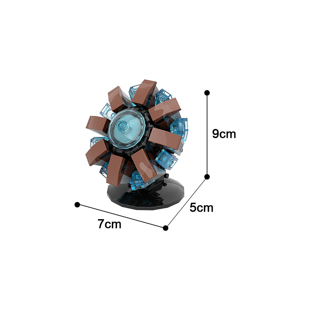 mk 1 arc reactor building set | iron man | moc-169245 - 1
