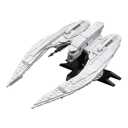 MK II Sci-Fi Starfighter MOC Spaceship Building Kit  - 1