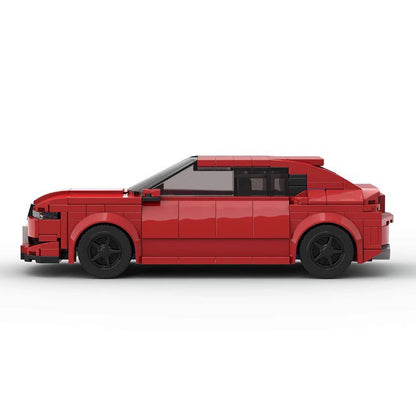 Mk1 European Hot Hatch Sports Car Building Kit | 8-Wide LEGO-Compatible MOC - 3