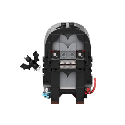 mobius brickheadz building set | lego-compatible marvel moc toy - 1