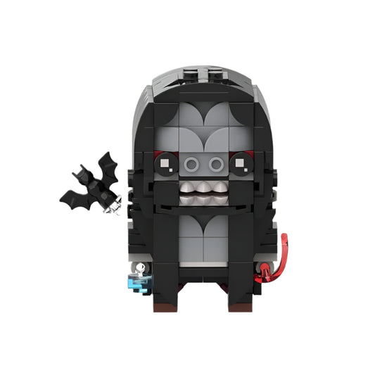 mobius brickheadz building set | lego-compatible marvel moc toy - 1