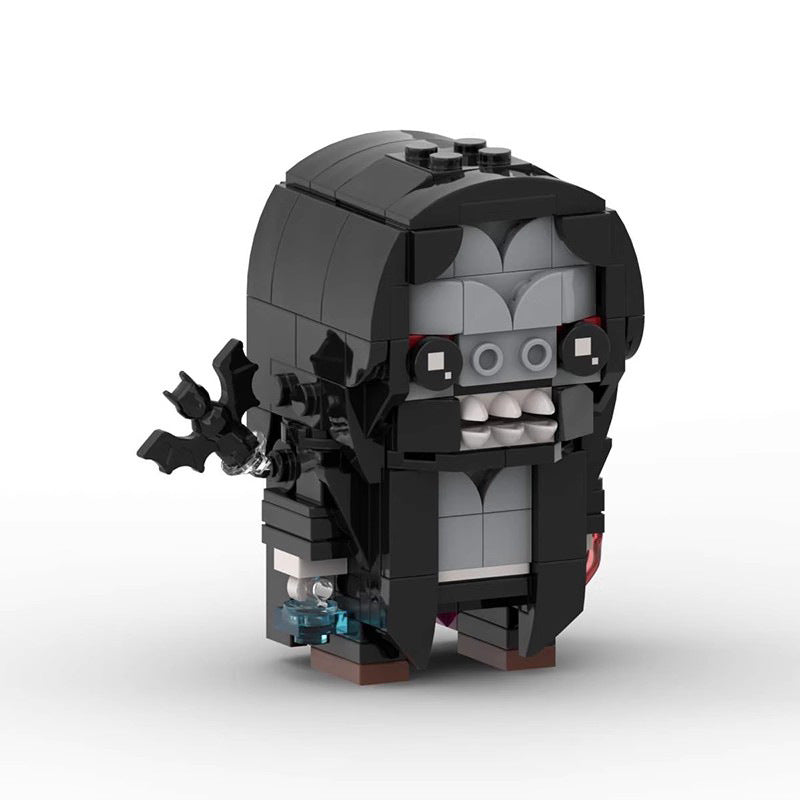 mobius brickheadz building set | lego-compatible marvel moc toy - 4