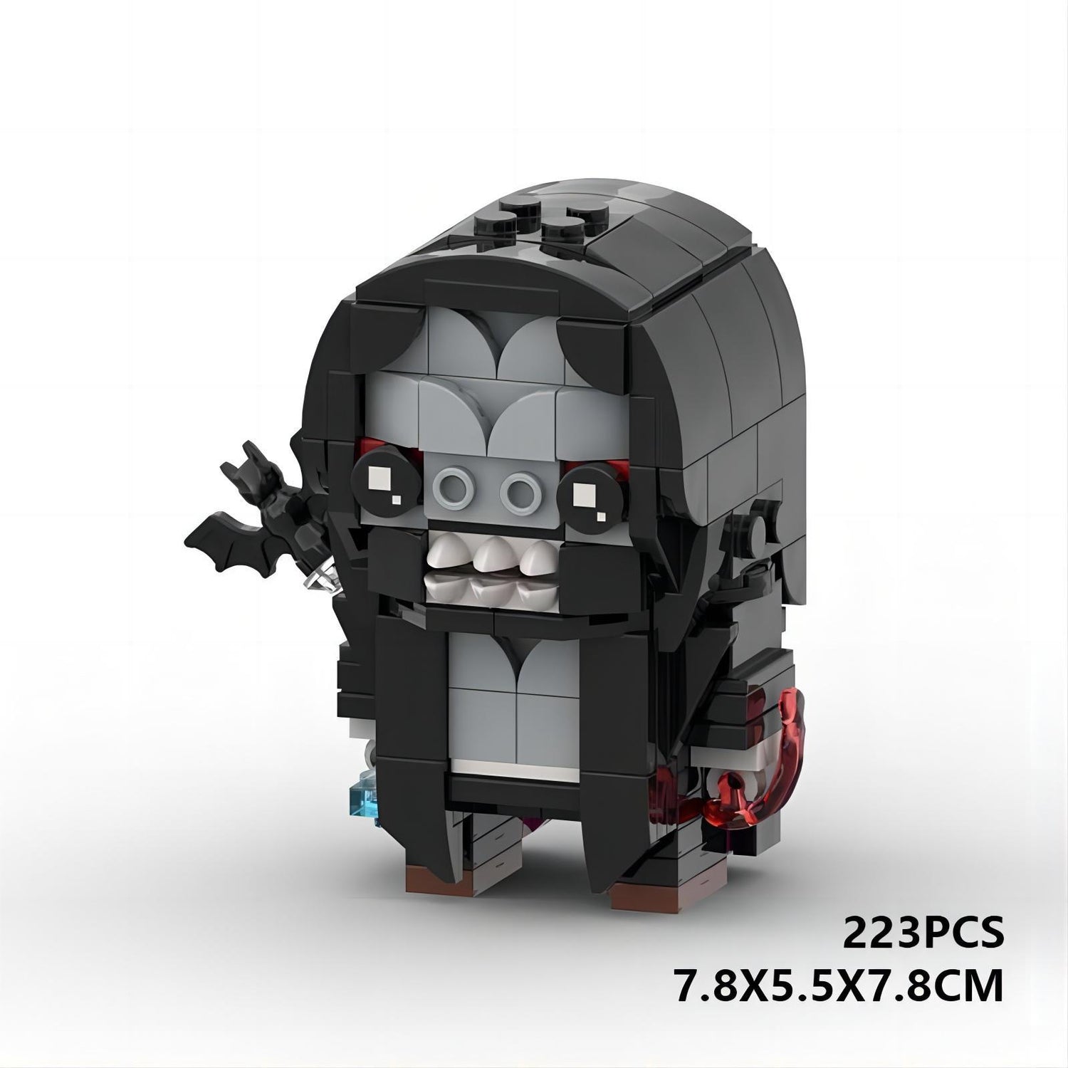 mobius brickheadz building set | lego-compatible marvel moc toy - 5