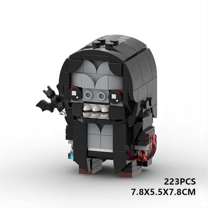 mobius brickheadz building set | lego-compatible marvel moc toy - 5