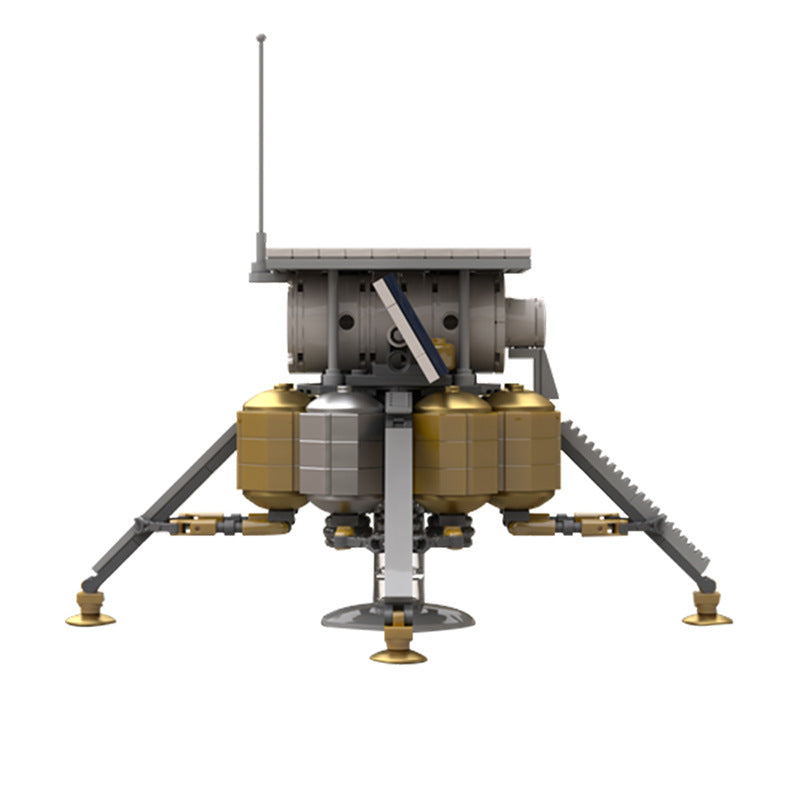 moc-100723 first lunar outpost habitat building set - 5