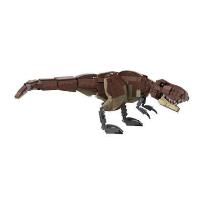 moc-102545 tyrannosaurus rex minifigure scale building set - 5