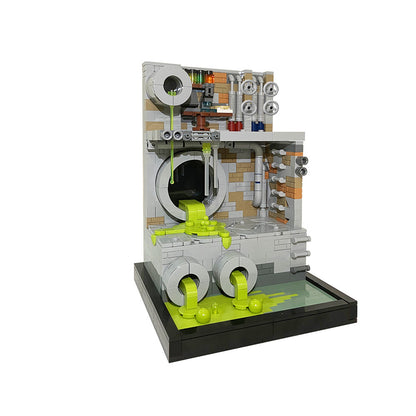 moc-111005 tmnt sewer diorama moc - ninja turtles building set - 2