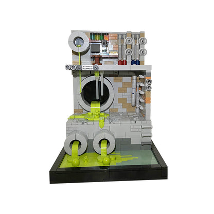 moc-111005 tmnt sewer diorama moc - ninja turtles building set - 3