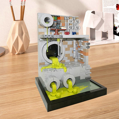 moc-111005 tmnt sewer diorama moc - ninja turtles building set - 6