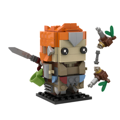 moc-116898 aloy brickheadz - horizon zero dawn/ horizon forbidden west -1