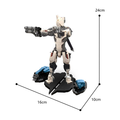 moc-117327 warframe: excalibur - 555 pcs - 2