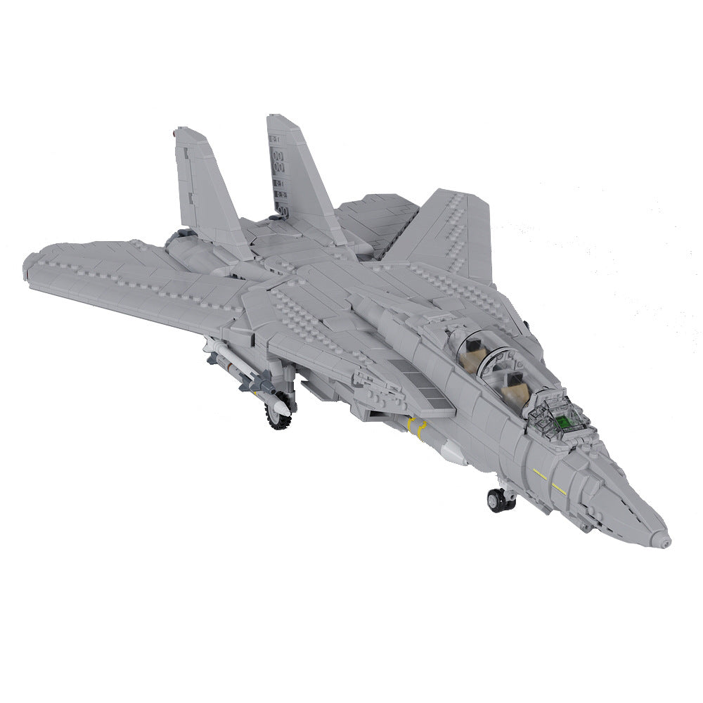 moc-121573 grumman f14 tomcat fighter building set - 2
