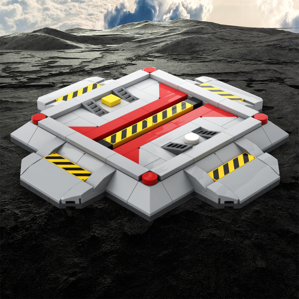 moc-121913 terraner lowerd depot building set - starcraft - 1