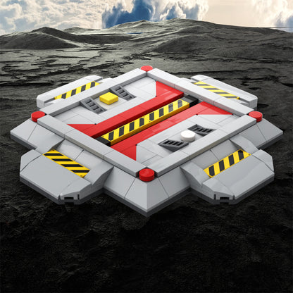 moc-121913 terraner lowerd depot building set - starcraft - 1