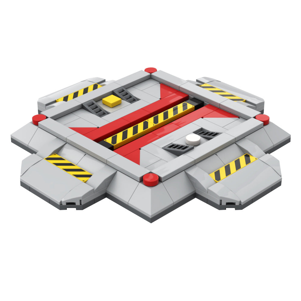 moc-121913 terraner lowerd depot building set - starcraft - 2