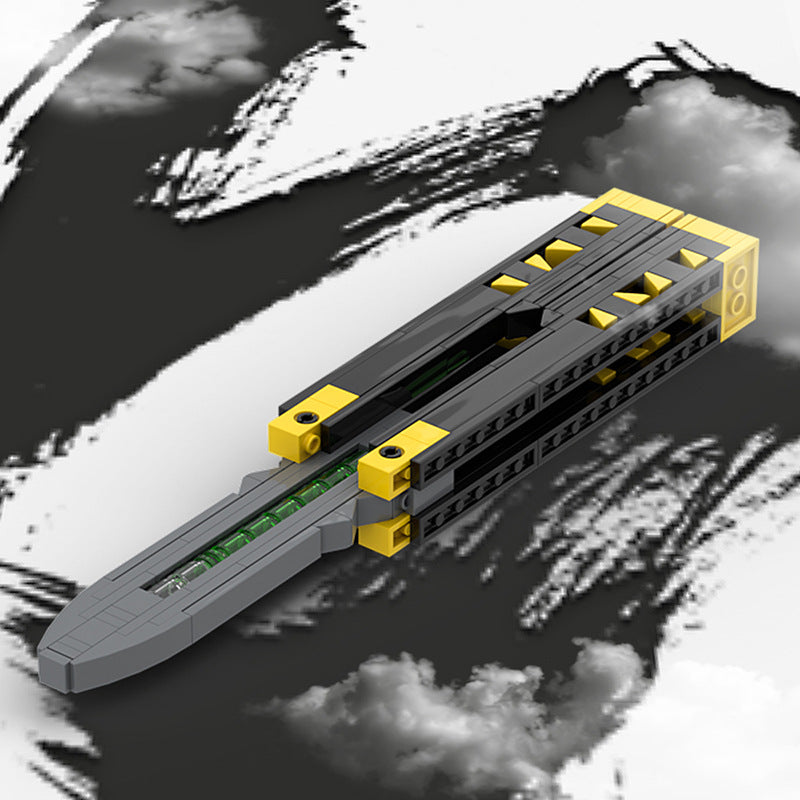 moc-127633 octanes butterfly knife building set - 1