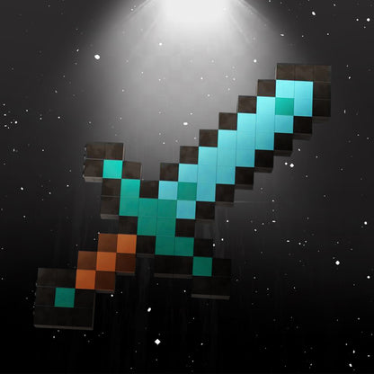 moc-131211 diamond sword building set -  minecraft - 1