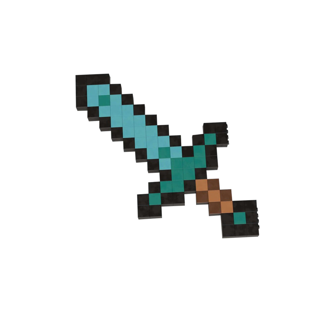 moc-131211 diamond sword building set -  minecraft - 2