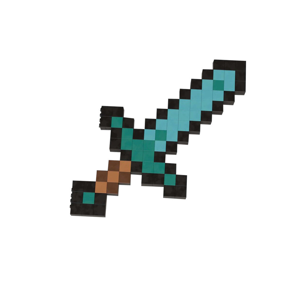 moc-131211 diamond sword building set -  minecraft - 3