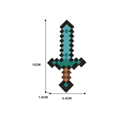 moc-131211 diamond sword building set -  minecraft - 4