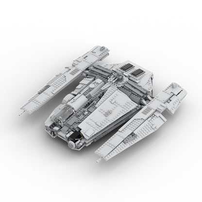 moc-132456 fondor haulcraft from star wars luthen rael's ship - 1597 pcs - 2