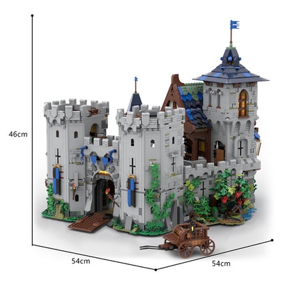 moc-132661 black falcon's fortress   classic castle - 6752 pcs - 6