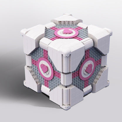 moc-133284 the weighted companion cube building set from portal - 2