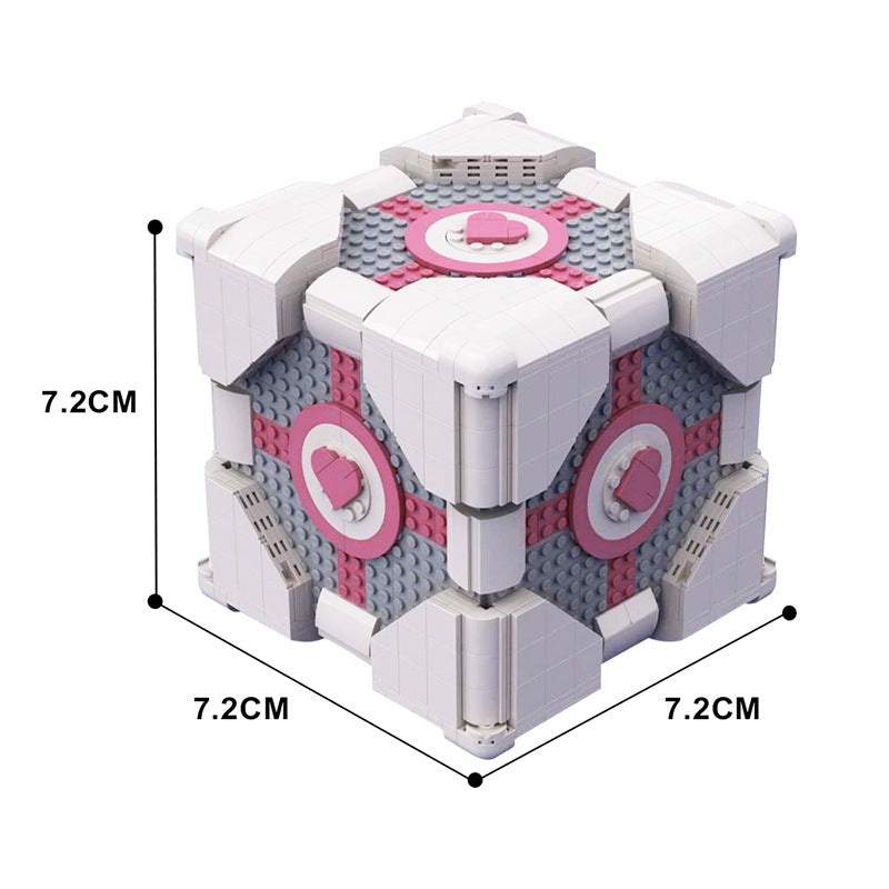 moc-133284 the weighted companion cube building set from portal - 4