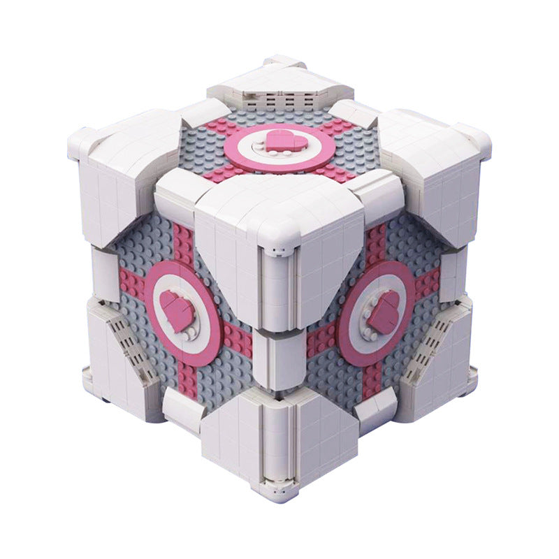 moc-133284 the weighted companion cube building set from portal - 5