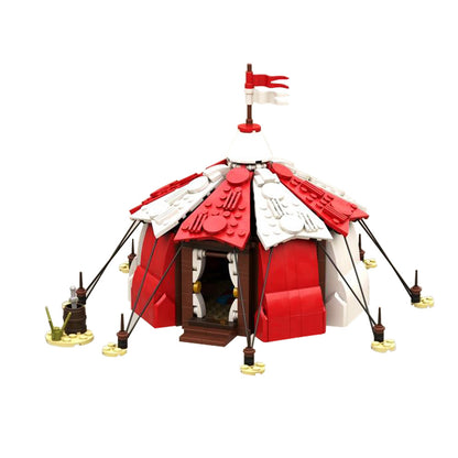 moc-134145 besieger's tent building set -  world of warcraft - 2