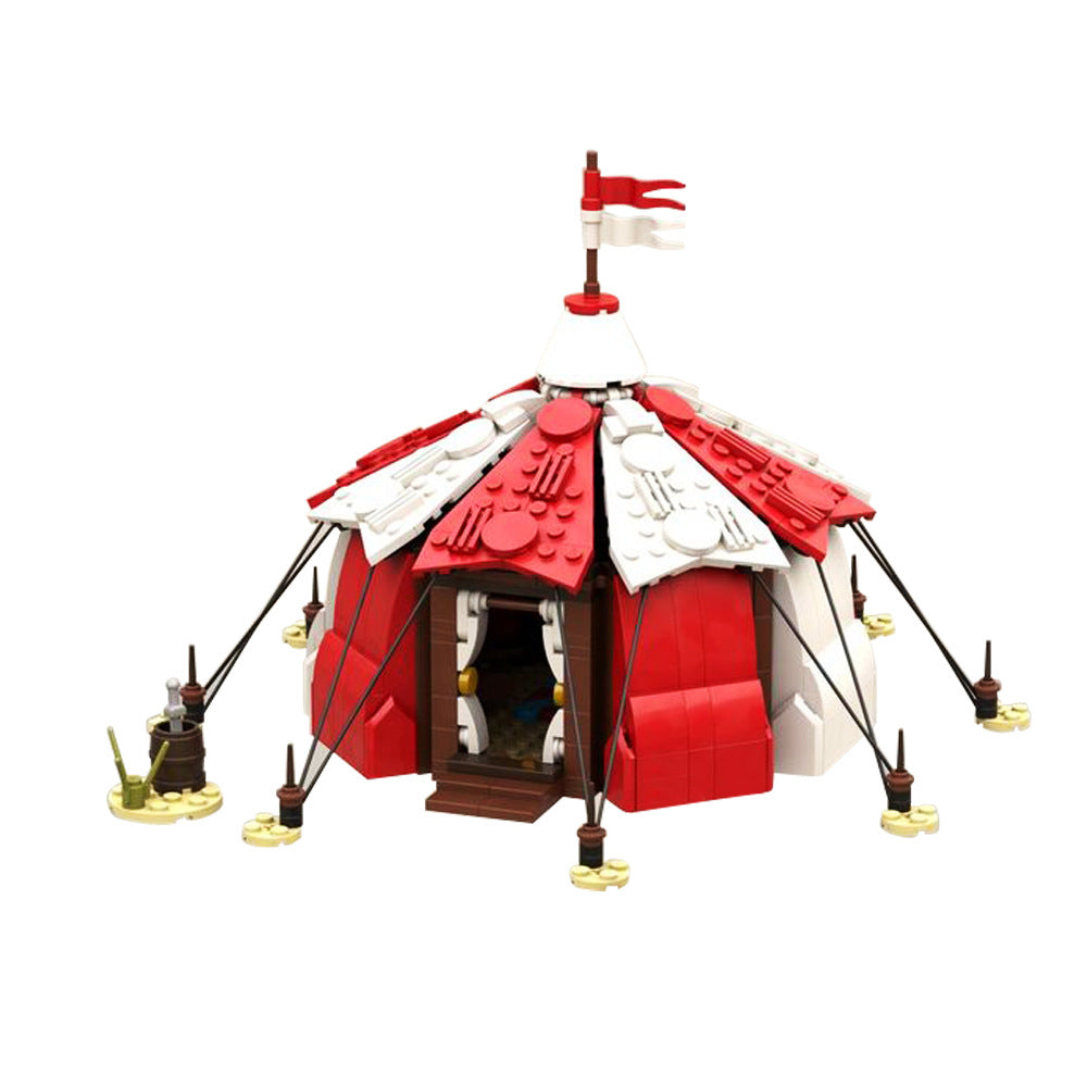 moc-134145 besieger's tent building set -  world of warcraft - 5