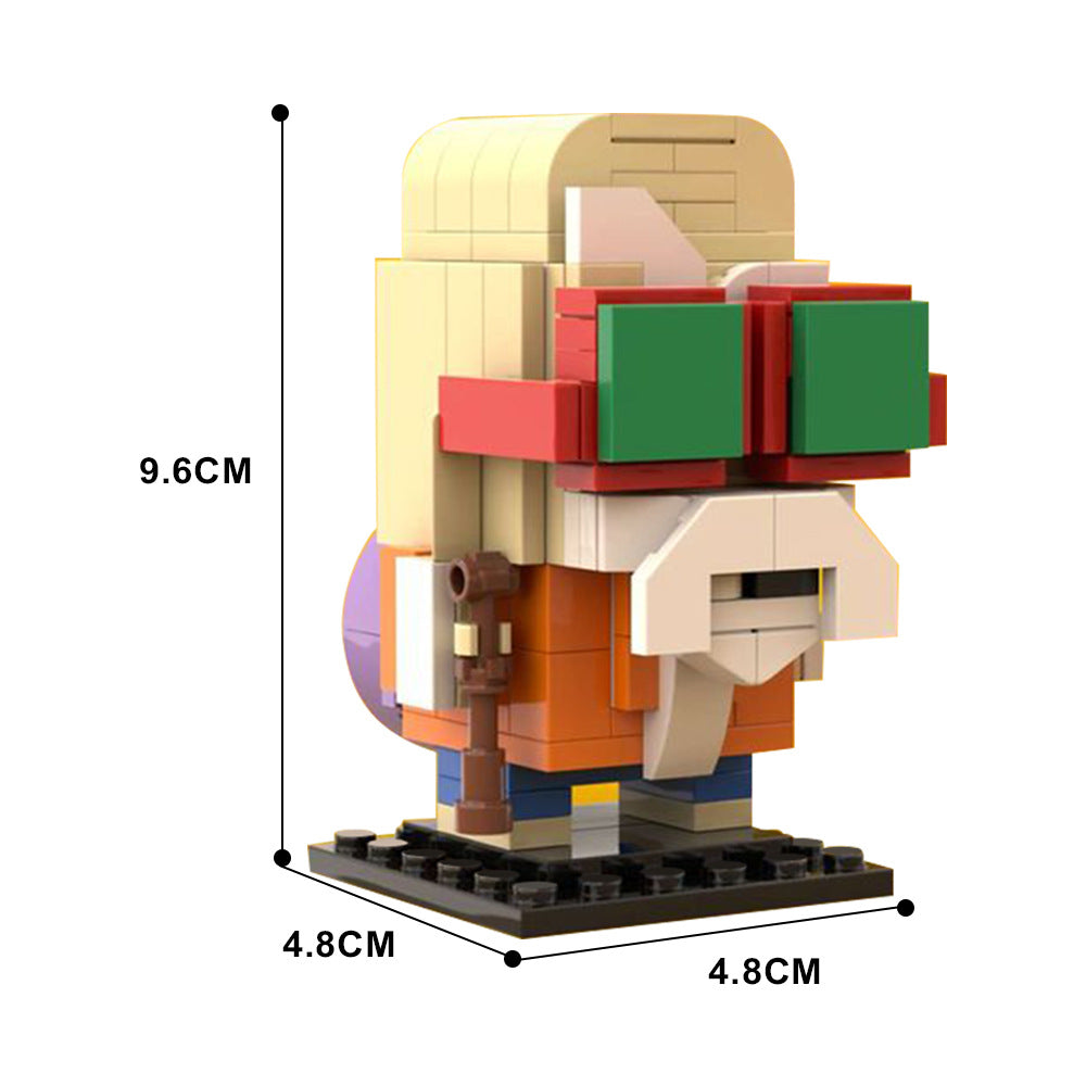 moc-136551 master roshi building blocks from dragon ball - 4