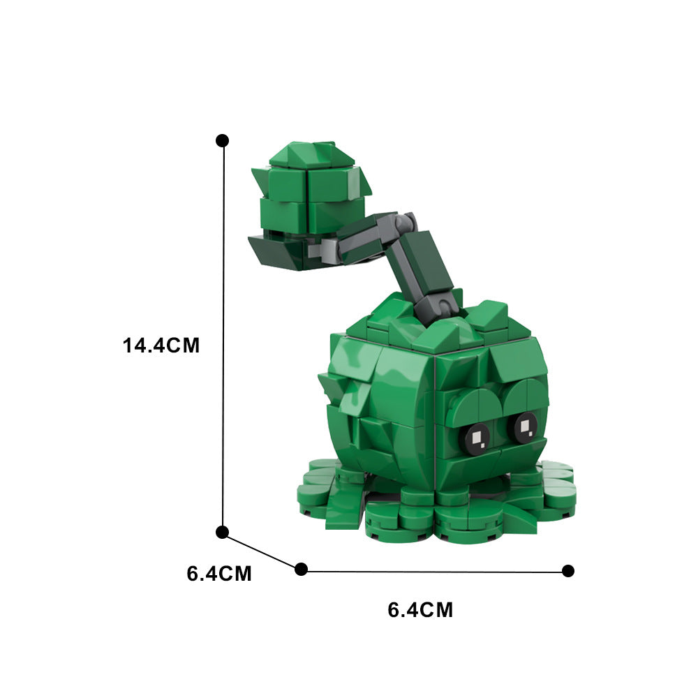 moc-155883 cabbage-pult building set - plants vs zombies - 4
