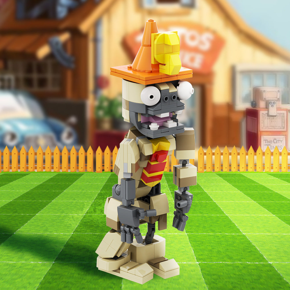 moc-156415 conehead mummy building set - plants vs. zombies - 1