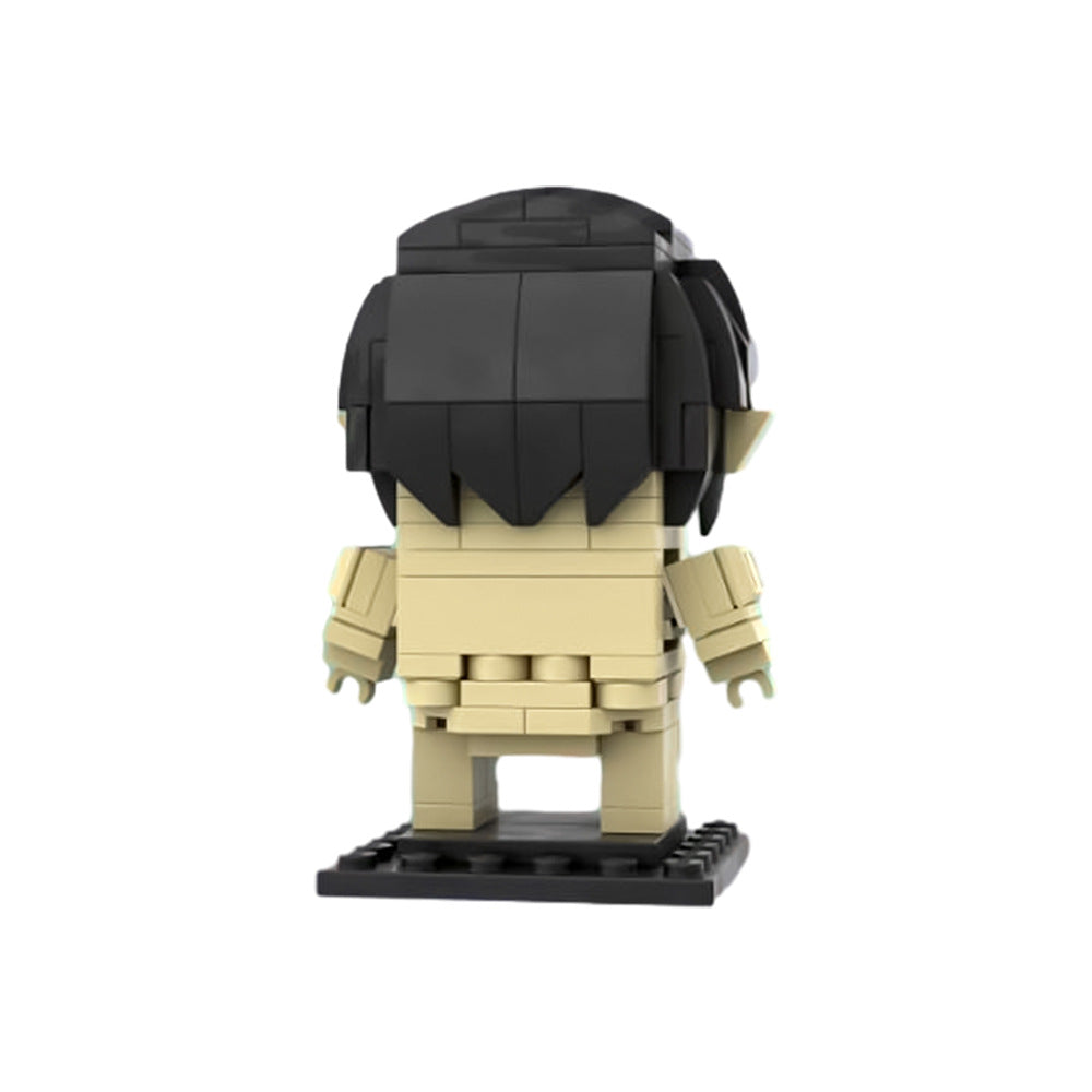 moc-163806 attack titan brickheadz building blocks - 180 pcs - 2