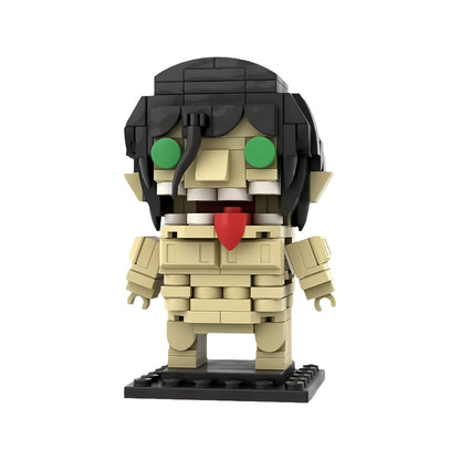moc-163806 attack titan brickheadz building blocks - 180 pcs - 5