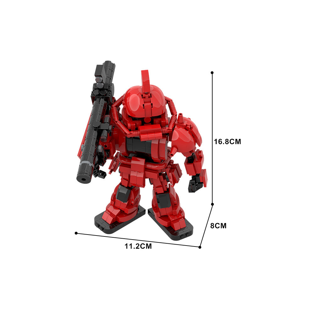 moc-164950 zaku building set - mobile suit gundam - 4